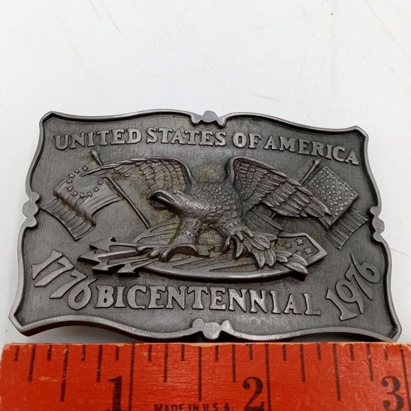 Swiss Miss Hot Chocolate Belt Buckle Cocoa 1976 Bicentennial Limited Edition Ad - Picture 5 of 9